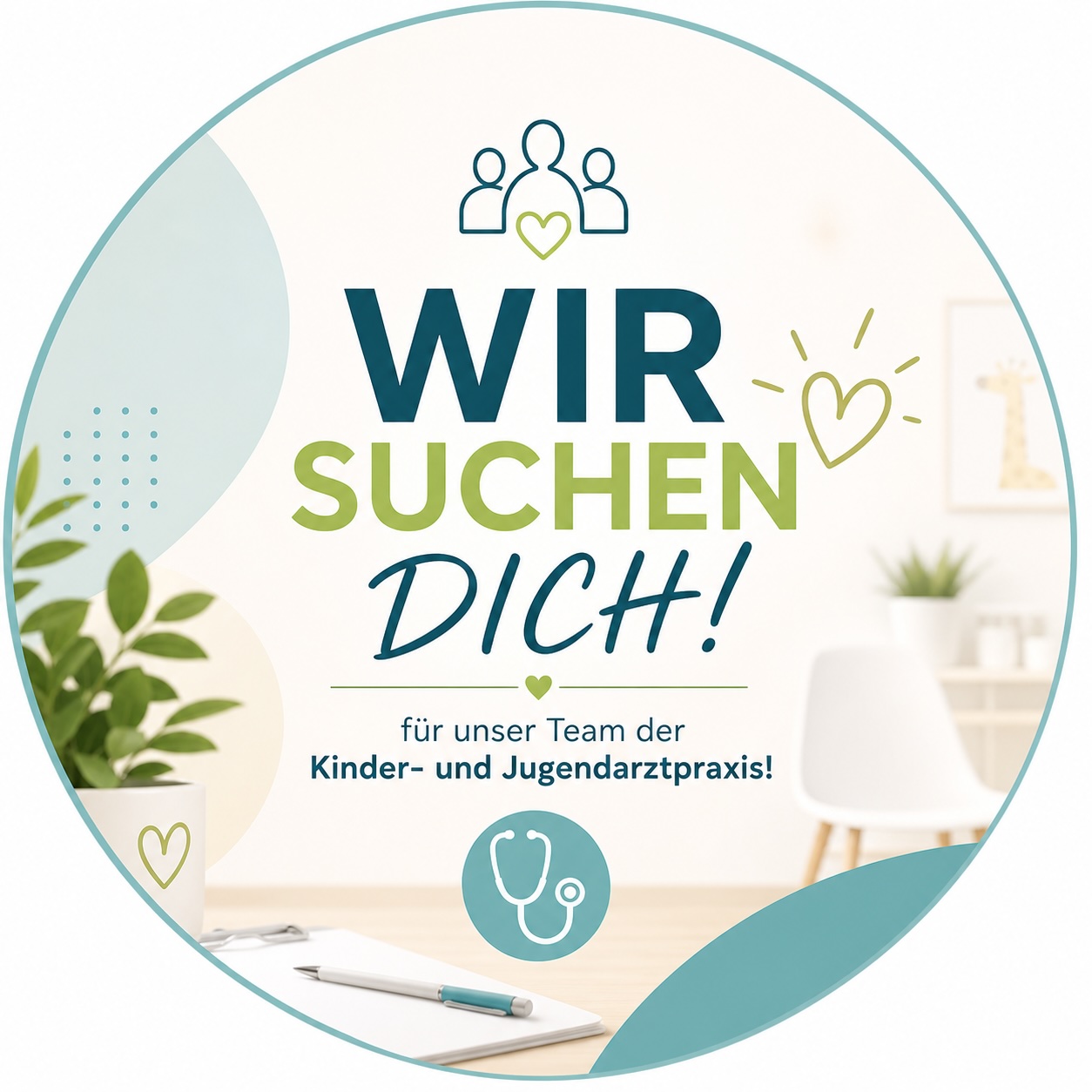 Wir suchen Dich – Kinder- und Jugendarztpraxis